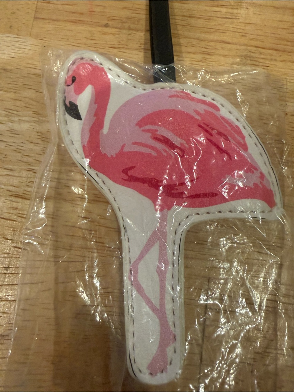 Betsy Johnson flamingo bag charm